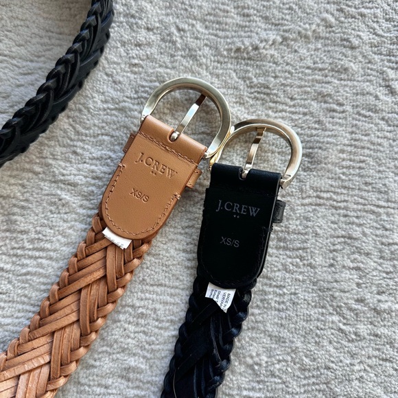 J. Crew Braided Belt Set of 2 S/XS - Picture 3 of 3